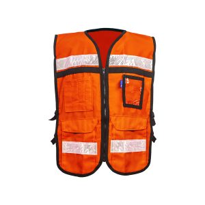 Chaleco Tipo Brigadista con Mica Portagafete