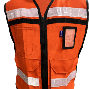 Chaleco Tipo Brigadista con Mica Portagafete